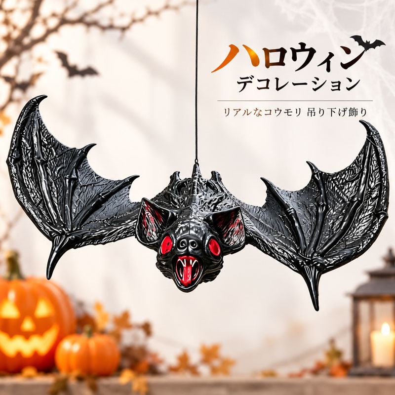 ハロウィン 吊り下げ飾り ハロウィン コウモリ 吊り下げ飾り ホラー装飾 大型 玄関 店舗