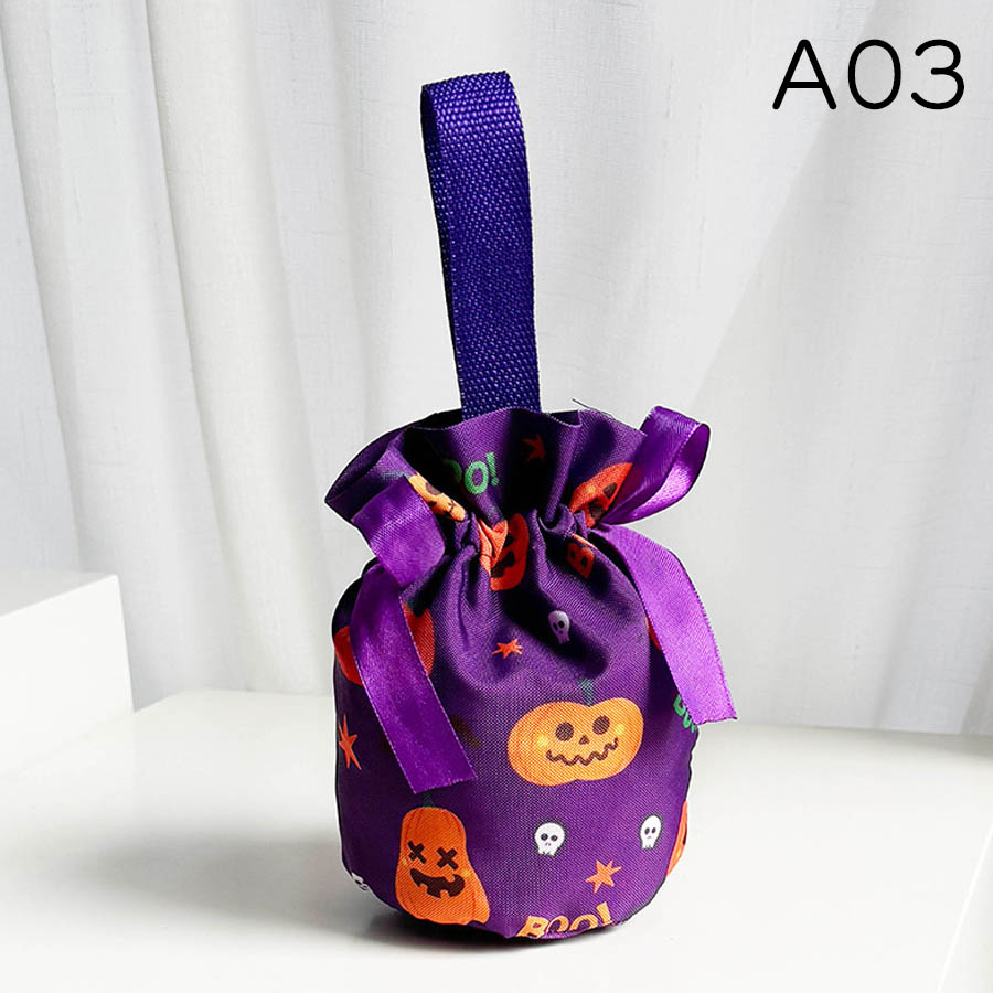 ハロウィン キャンディバッグ お菓子入れ カボチャ 子供 バッグ 手提げ