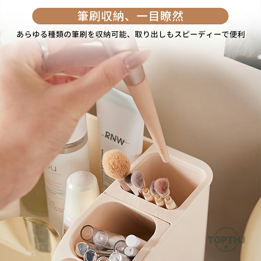 メイクボックス コスメボックス 大容量 化粧品 収納 ケース クリア