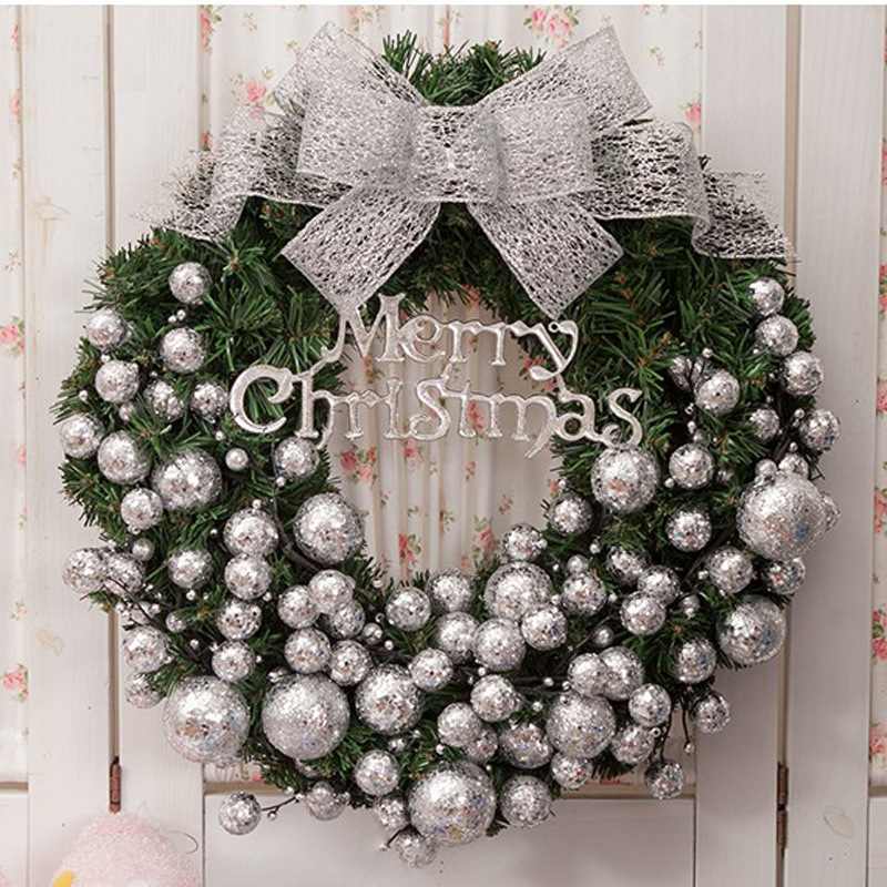 クリスマスオーナメントとクリスマスリースの11点セット クリスマス リース 45cm飾り ドライフラワー インテリア 壁掛け 雑貨