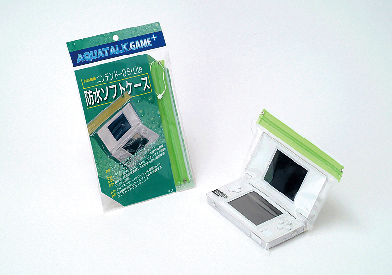 ポータブルゲーム機用 防水ケース アクアトーク ゲームプラス (ニンテンドーDSライト用) Nintendo DS Lite用ソフトケース 防水 ゲーム