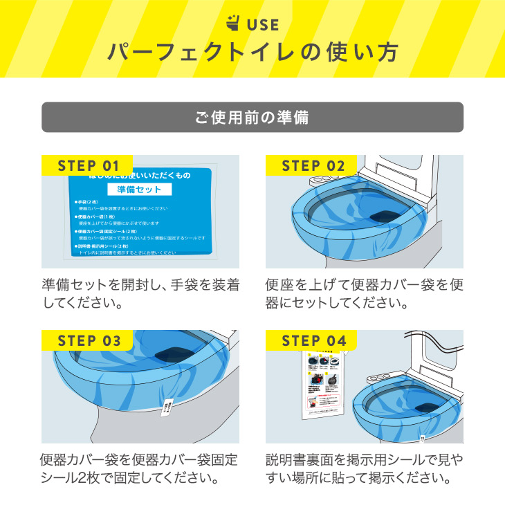 簡易トイレ 防災トイレ 非常用トイレ パーフェクトイレ