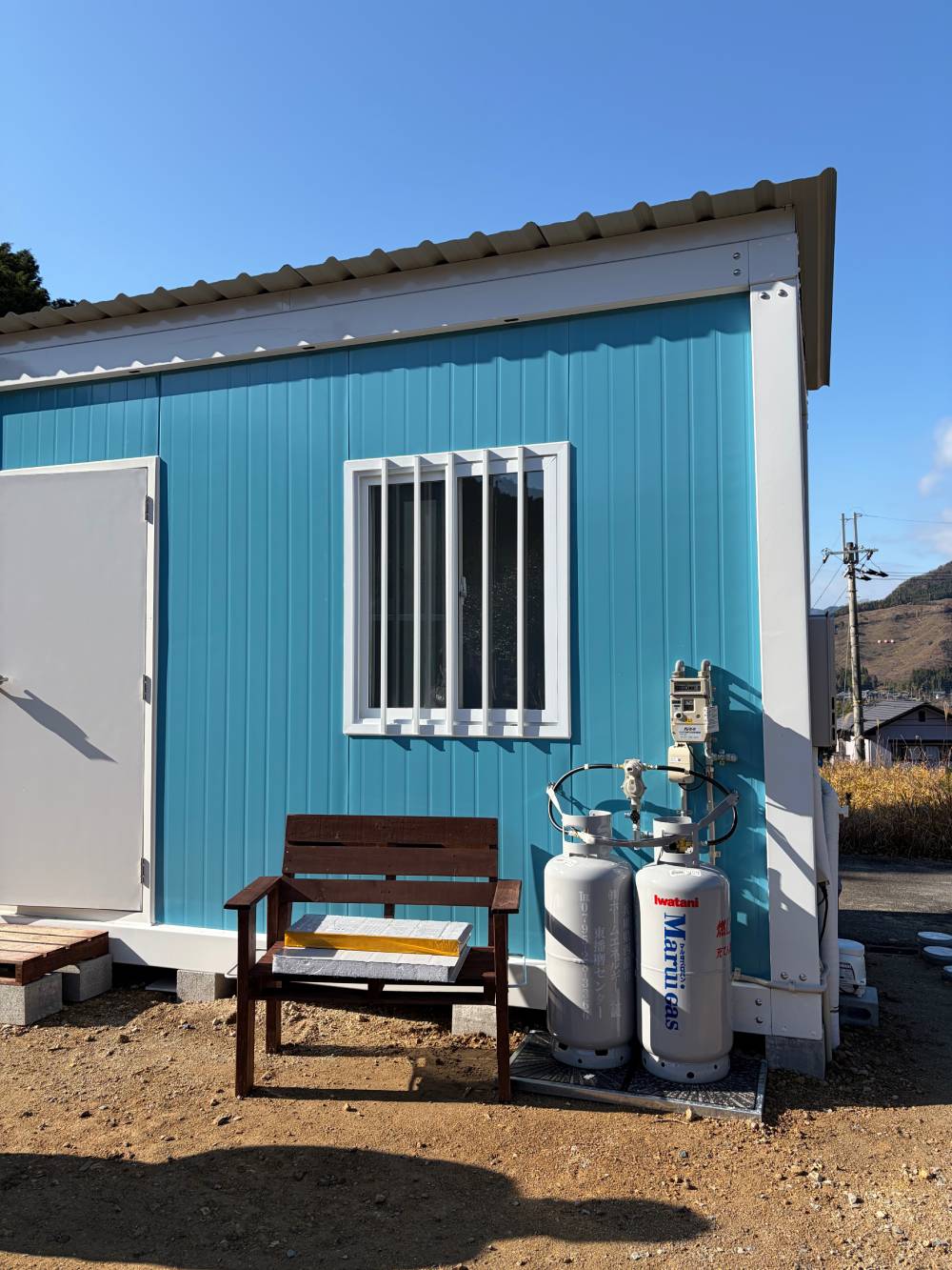 プレハブハウス　現場事務所　作業スペース　趣味の部屋 はなれ(趣味の部屋)(東京都世田谷区)｜ユニットハウス・プレハブ