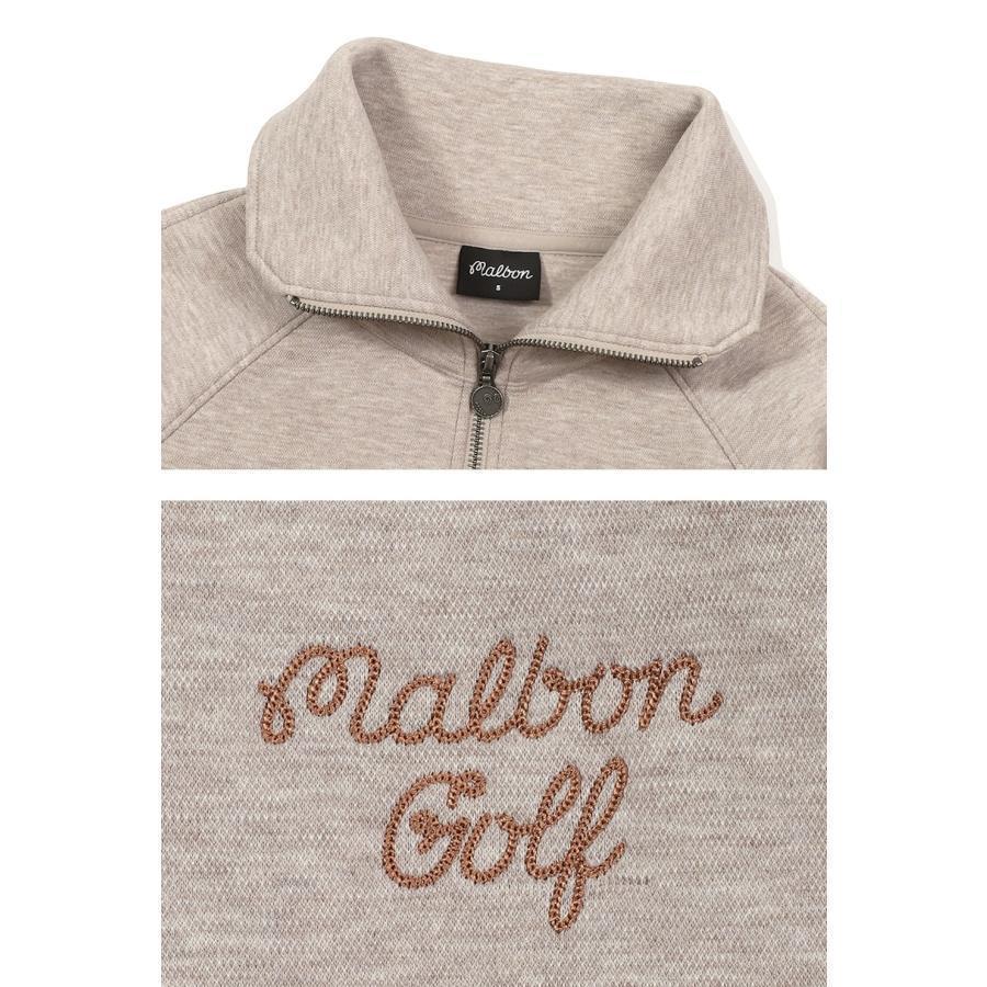 Malbon Golf マルボンゴルフ レディース Bucketsハーフジップクルーネック 送料無料