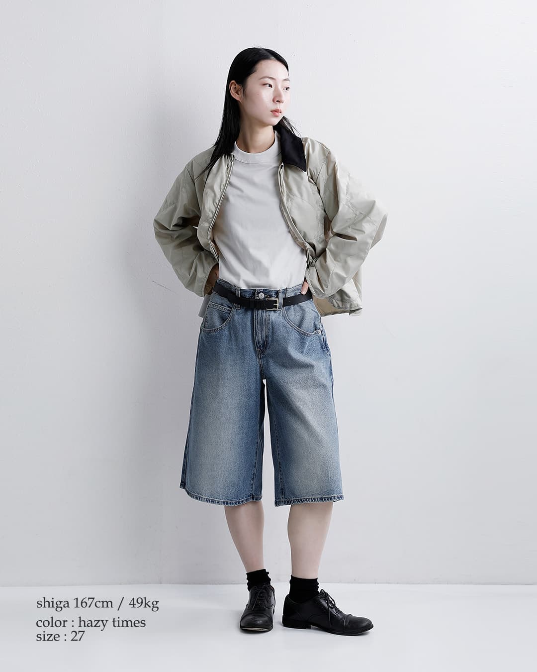 Levi's（リーバイス） Levi's スーパーバギー ハーフデニムパンツ