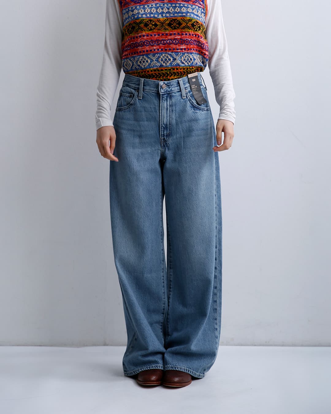 Levi's（リーバイス） Levi's デニム ワイドパンツ CINCH WIDE LEG