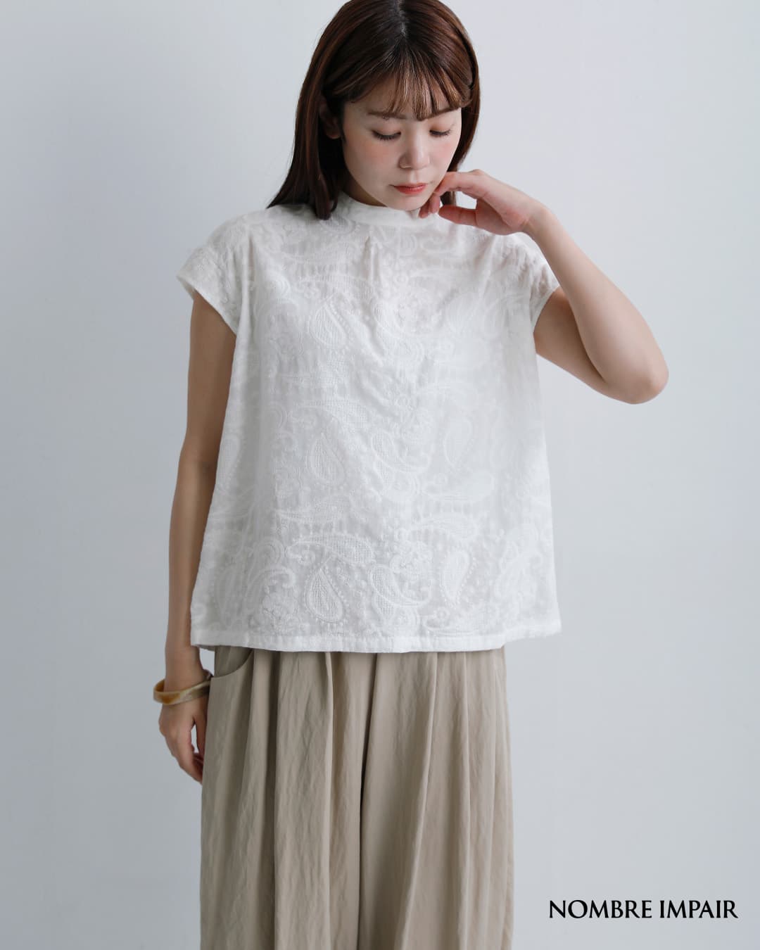 ombre（オンブル） ノンブルアンペール NOMBRE IMPAIR 薄手綿