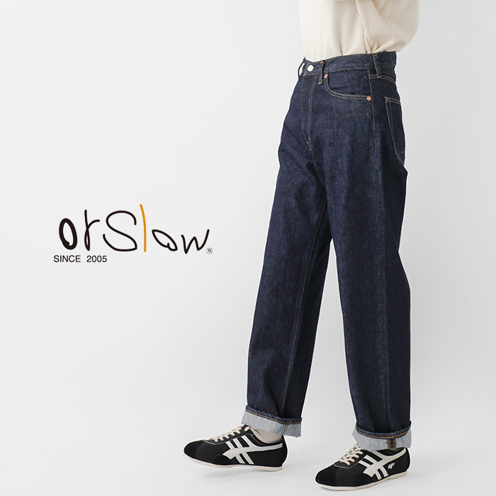 Bshop　日本製　or slow101 　オアスロウ　デニムパンツ　未使用品 orSlow（オアスロウ） or slow 101 ダッド フィット デニム パンツ 01
