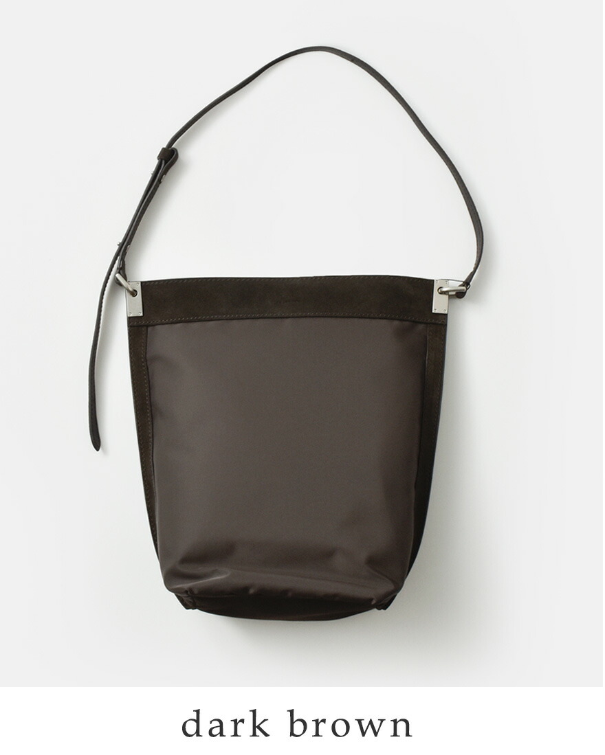 ORSETTO（オルセット） カウレザー ナイロン2way ショルダー バッグ