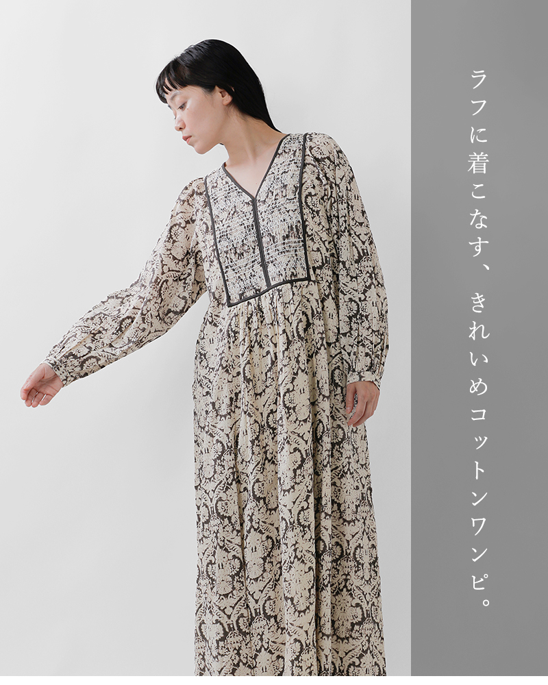 【ロベリア】23SS ヌキテパ コットン ドビー ストライプ ワンピース Poplin Stripe Big Shirts Dress | Pasand by ne Quittez pas