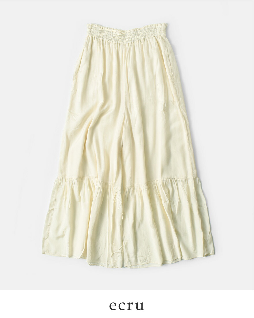 ヌキテパ ne Quittez pas シャントン ティアード パンツ Shantoon Tiered Pants 010600cc1 レディース 春夏 2026ss新作の画像