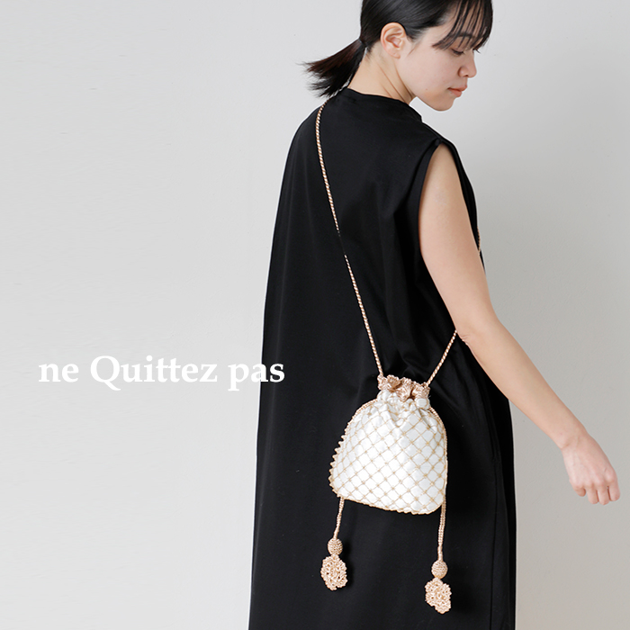 ヌキテパ ne Quittez pas 刺繍 ショルダー バッグ Full EMB Shoulder 