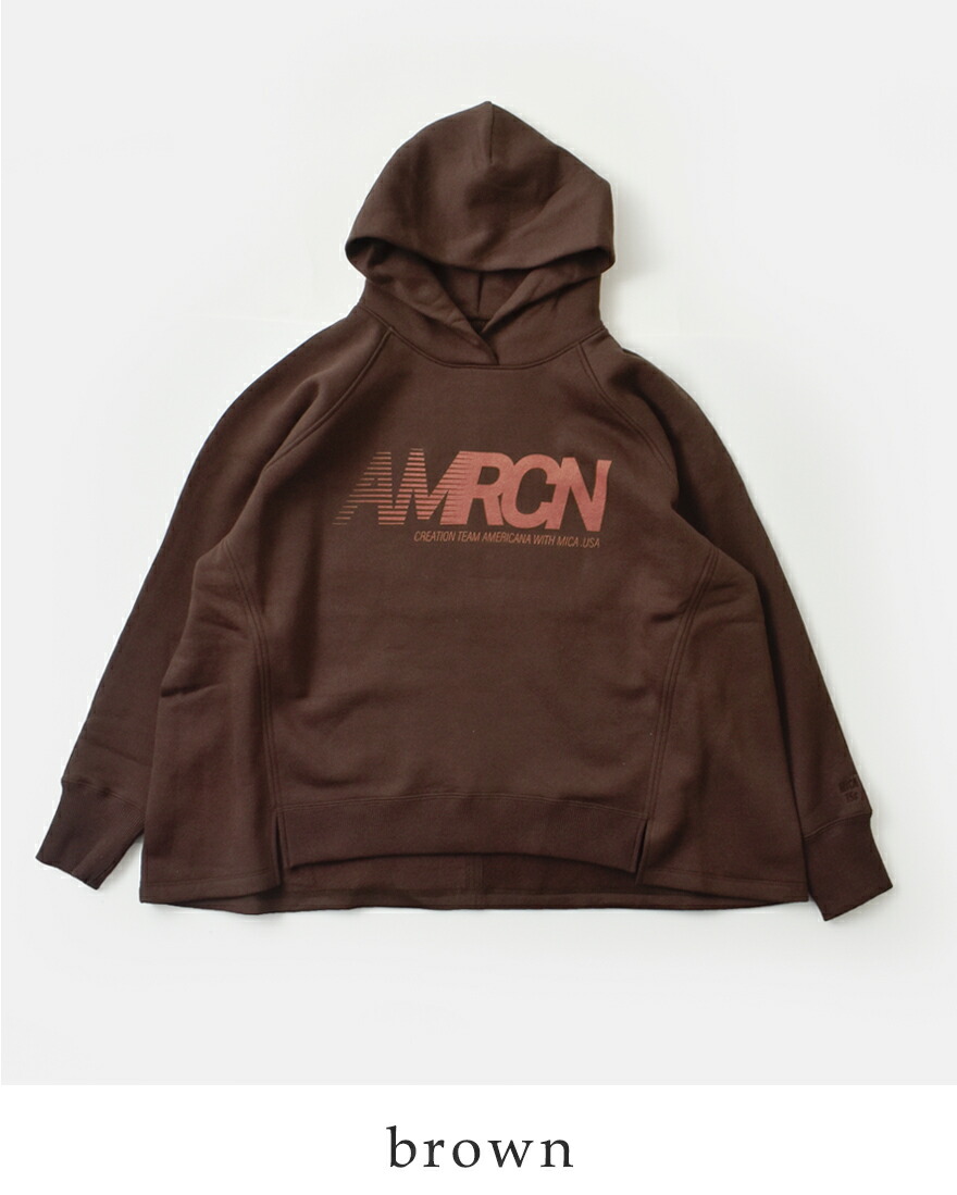 MICA＆DEAL×Americana✨パーカー スリット フーディ MICA＆DEAL