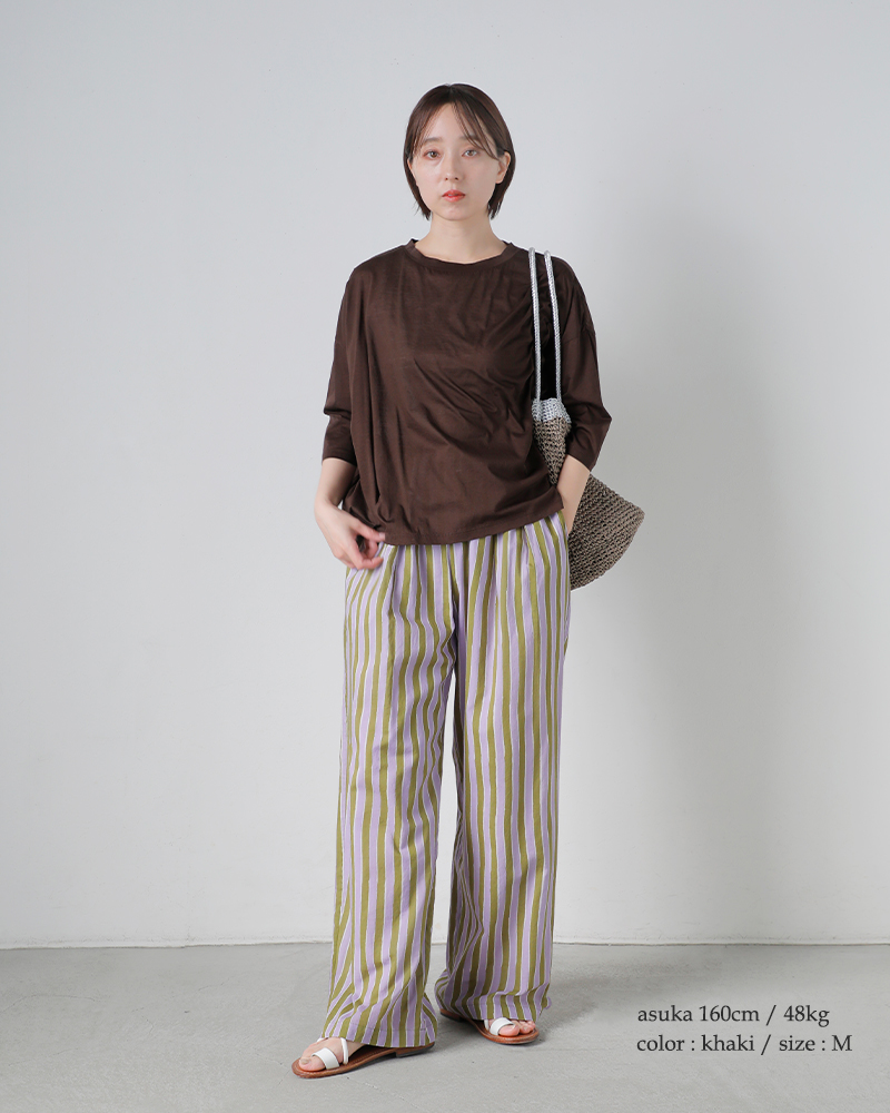 sara mallika サラマリカ キルティングパンツ キュロット SARA MALLIKA/サラマリカ】COTTON TWILL CUT WORK WIDE（その他パンツ