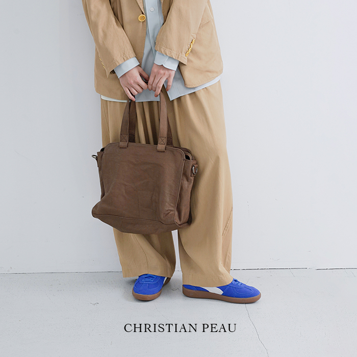 CHRISTIAN PEAU/ パイソンレザー2wayトートバッグ Unisex