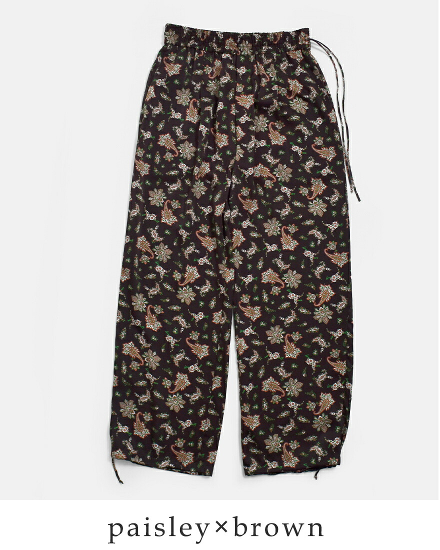 TICCA（ティッカ） リトルフラワー ペイズリー プリント キュプラ