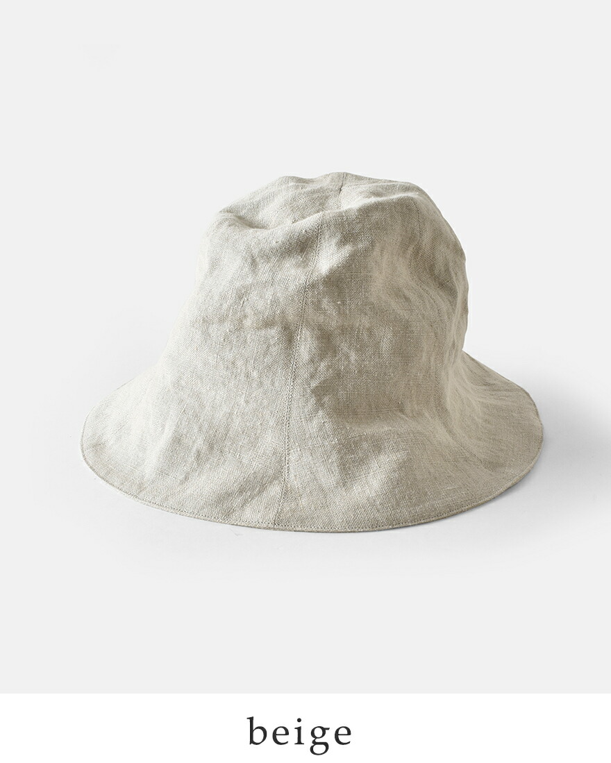 アトリエシャポーグラフィー　リネンチューリップハット Chapeaugraphy 【40%OFF】シャポーグラフィー リネン