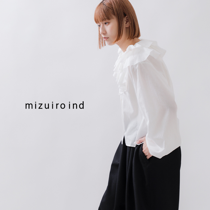 mizuiroind ミズイロインド mizuiro ind コットン ローン ダブル