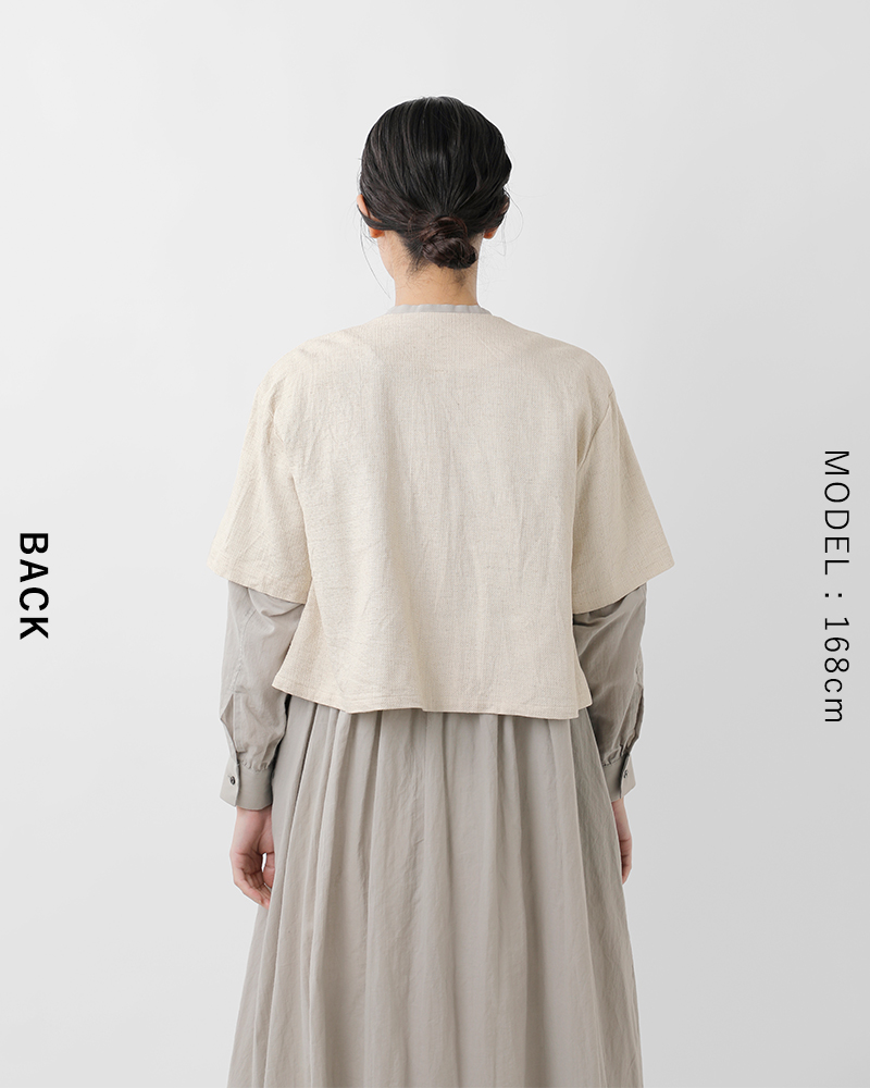 1723A美品 ミズイロインド 総刺繍ショールカラープルオーバー 白 綿100% 1723A 美品 ミズイロインド 総刺繍 ショールカラー プルオーバー