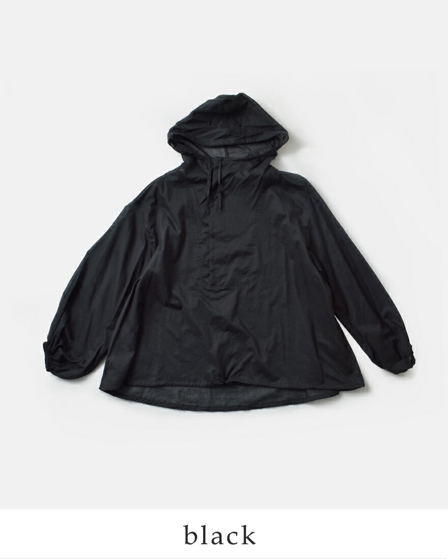 mizuiroind（ミズイロインド） コットン ローン フーデッド シャツ 1