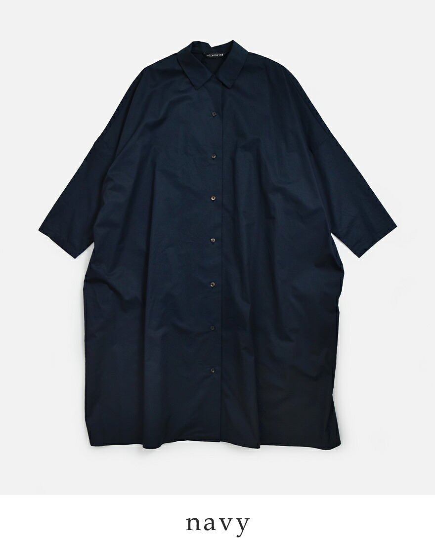 mizuiro ind リネンワイドワークシャツ mizuiro ind リネンワイドシャツジャケット｜ MARcourt ONLINE STORE