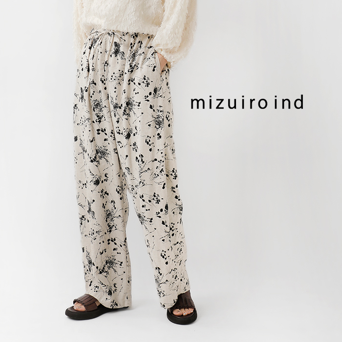 mizuiroind ミズイロインド mizuiro ind レーヨン リネン