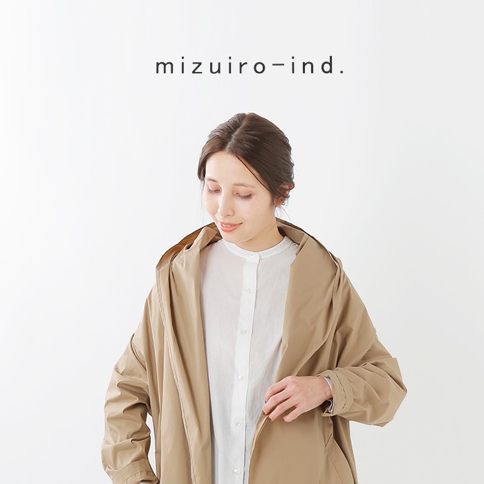 mizuiro-ind ミズイロインド コットンショールカラードレープロング 