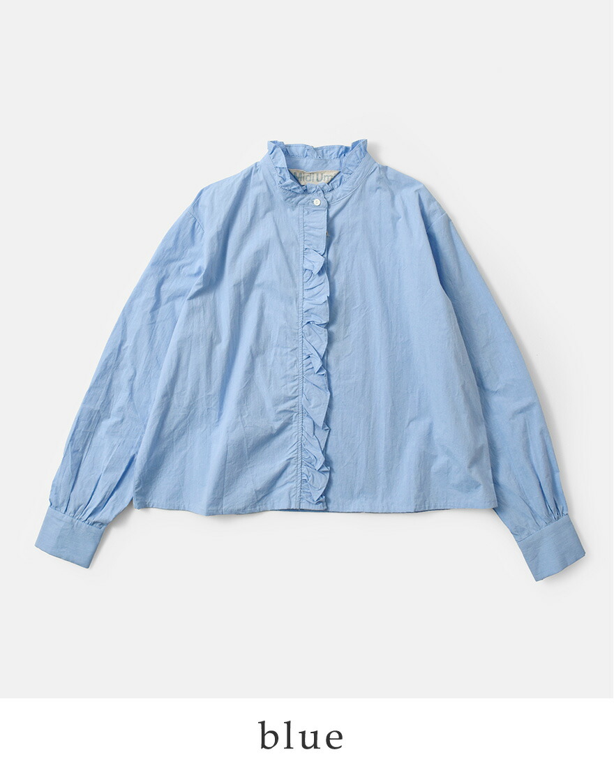 ミディウミ MidiUmi 1-73945743 1-73945751 frill short shirt フリル ショート シャツ ブラウス 無地 (新色追加) 爆買 MidiUmi ミディウミ 1-73945743 1-73945751 frill short shirt