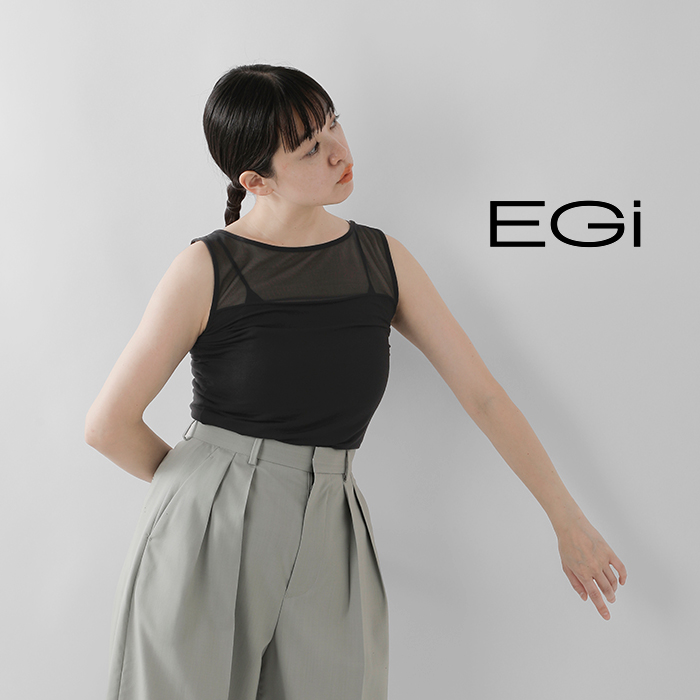 エボリューション・リブネック・タンク レディース 40%OFF】エギ EGI クルーネック タンクトップ 1305 レディース