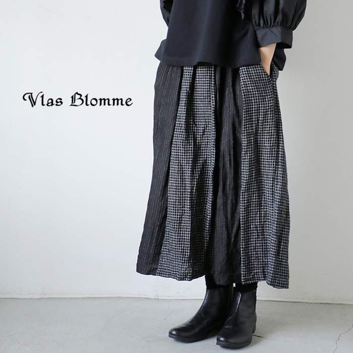Vlas Blomme（ヴラスブラム） リネン クラシカル チェック