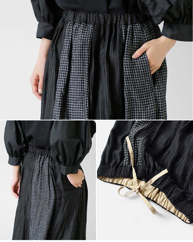 Vlas Blomme（ヴラスブラム） リネン クラシカル チェック