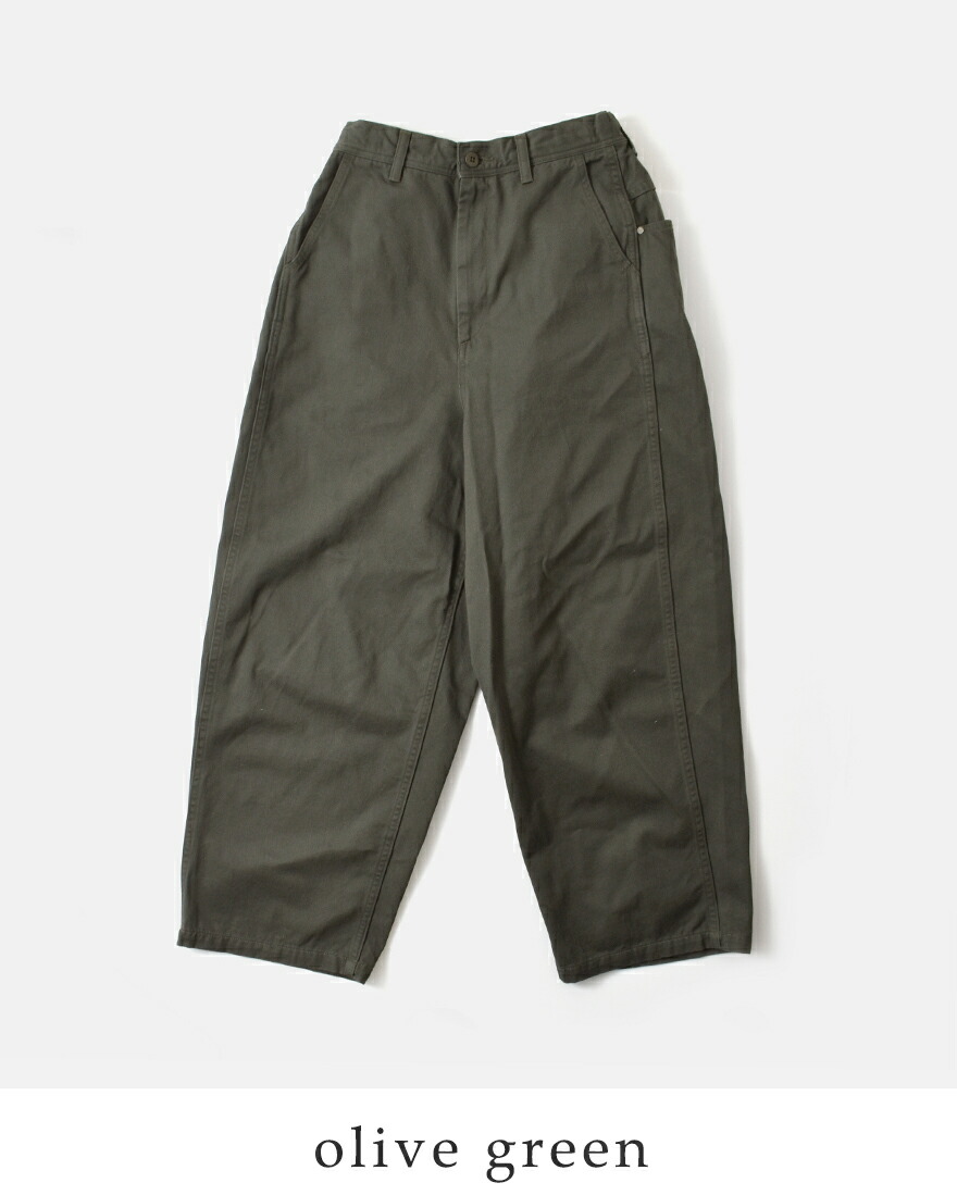 D.M.G. ドミンゴ コットンツイル ボリューム イージー パンツ 14-0366t