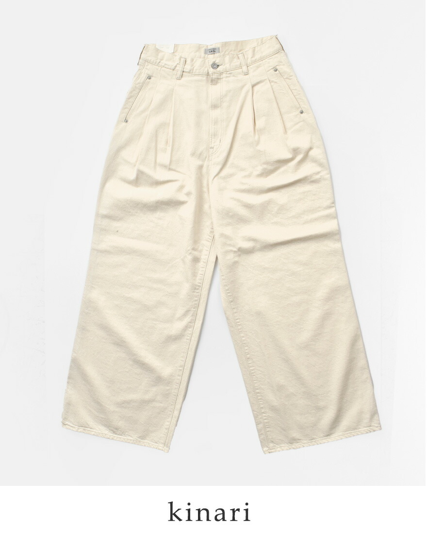 D.M.G. ドミンゴ 11ozデニム ツータック シックレッグ パンツ 14-0374d