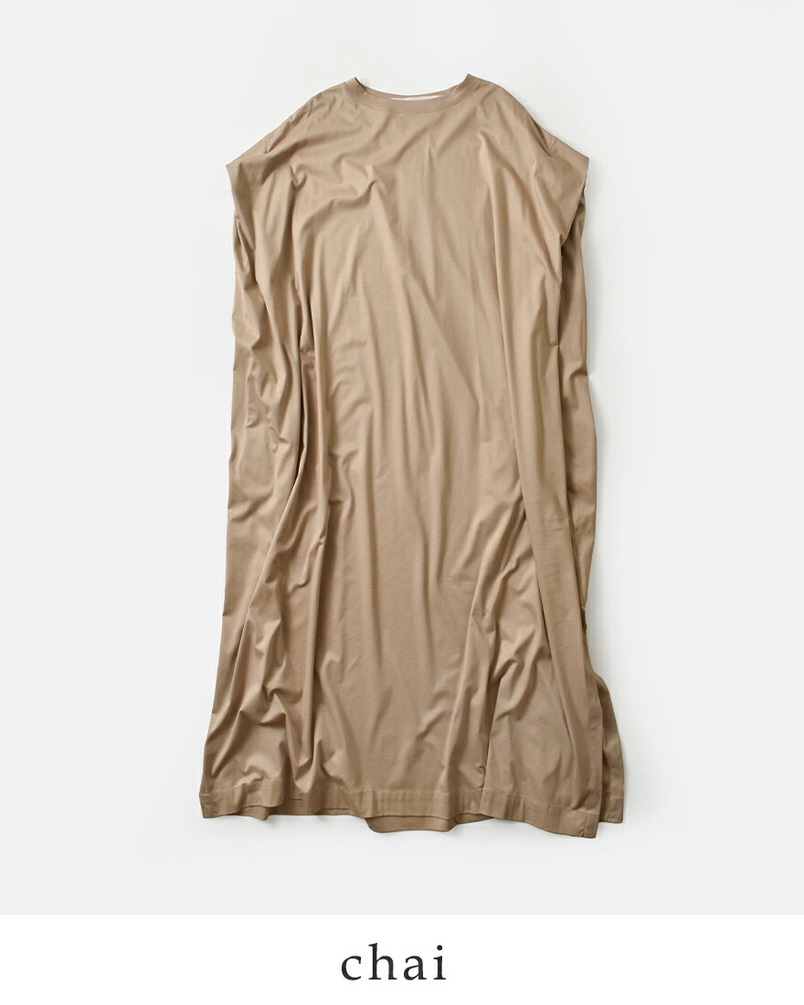 コグザビッグスモーク COGTHEBIGSMOKE ハイゲージコットン サイドスリット ドレス JOHANNA DRESS 14401-114-1012-1 レディース 春夏 2026ss新作の画像