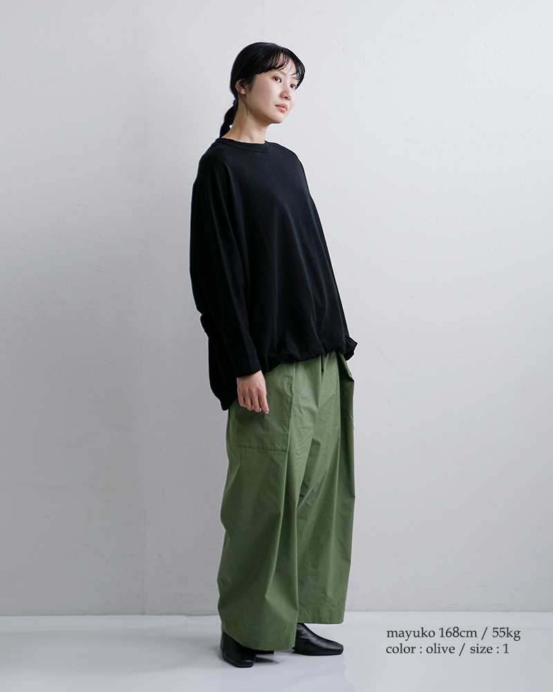 COGTHEBIGSMOKE(コグザビッグスモーク)ハイカウントPLストレッチラップトラウザーパンツKARAWRAPTROUSERS14602-250-1114-1