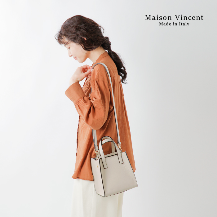 50%OFF】Maison Vincent メゾン ヴァンサン カウレザー スクエア 2way