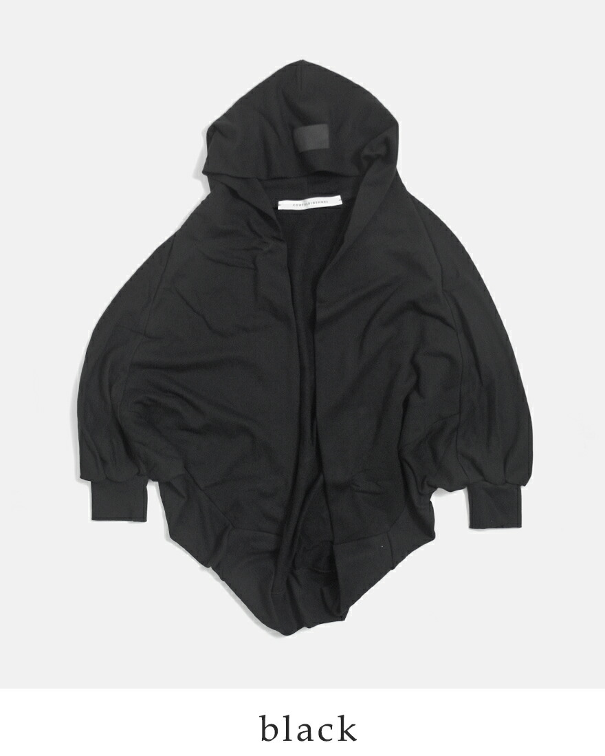 コグザビッグスモーク FALLON HOODY フーディ ブラック COGTHEBIGSMOKE（コグ ザ ビッグスモーク） コットンミニテリー