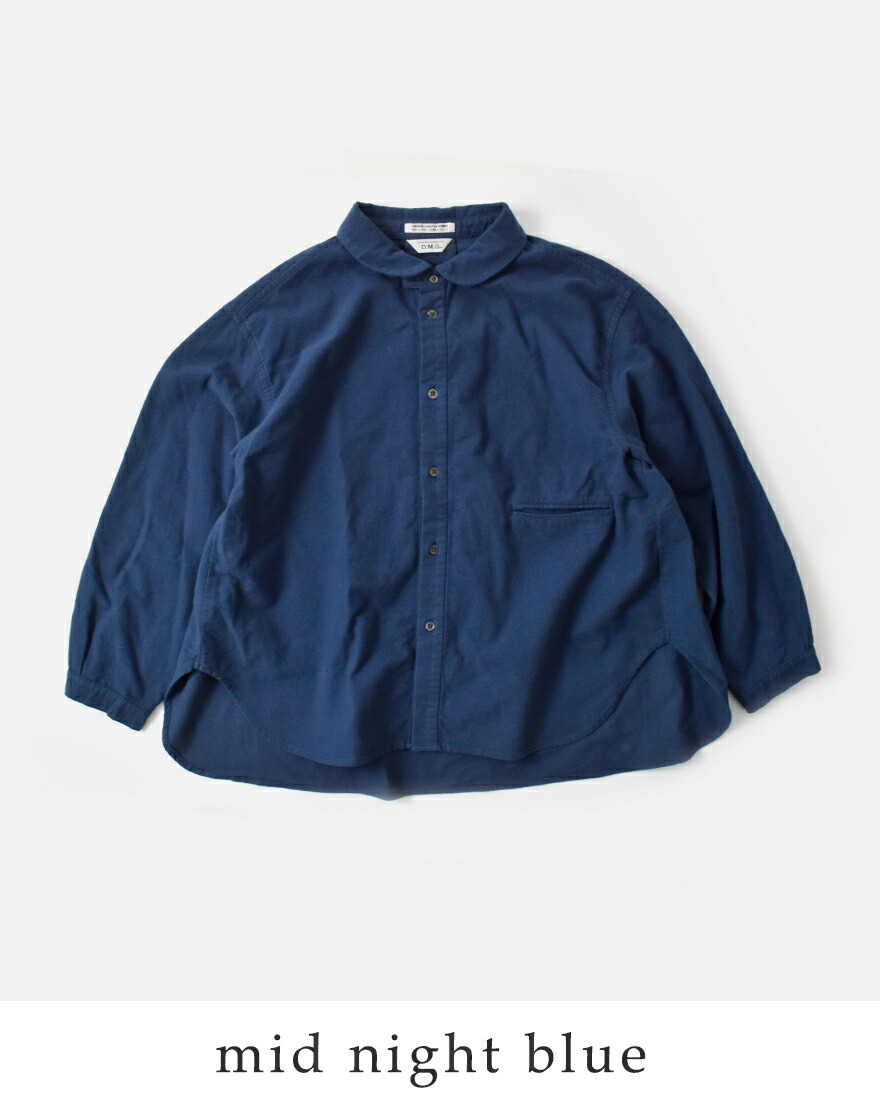 D.M.G. セール【30%OFF】ドミンゴ コットン ラウンドカラー シャツ 16