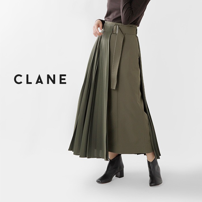 Clane クラネ 3wayミリタリープリーツスカート 6021 Aranciato 通販 Paypayモール