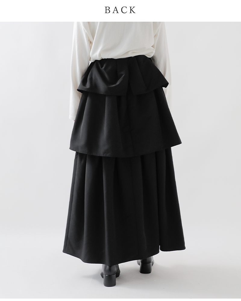 ワンダフルワールド ピコフリル4段ティアードスカート　黒 2026年最新】ワンダフルワールド スカートの人気アイテム - メルカリ