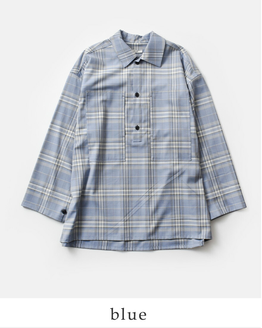 20%OFF】CLANE クラネ チェック ポケット オーバー シャツ 17122-4232 