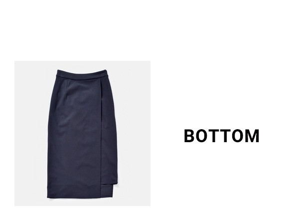 graphpaperメリルナイロンストレッチスカート“Meryl Nylon Stretch Skirt” gl181-40003