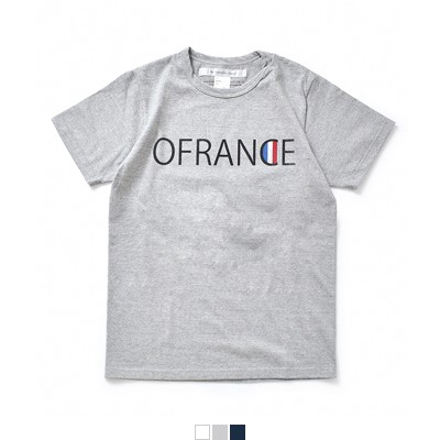 EEL(イール) コットンプリントTシャツ“OFRANCE” e-17539