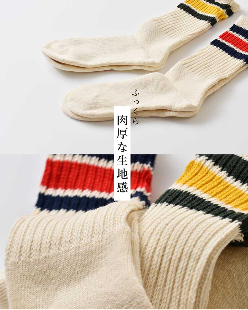 Healthknit(ヘルスニット)クラシック 配色 3本ライン ソックス 3足組 191-3471