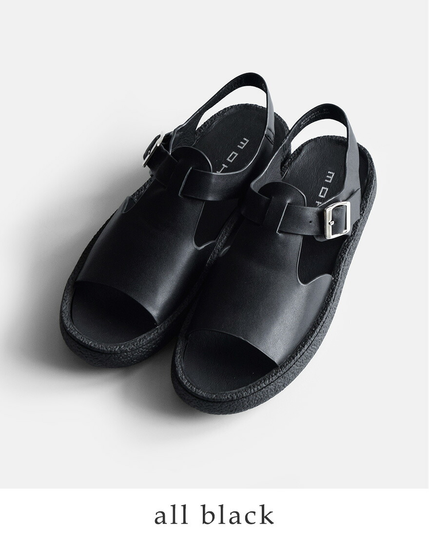 MOHI（モヒ） カウレザー ストラップ ベルト レザーサンダル 2-609