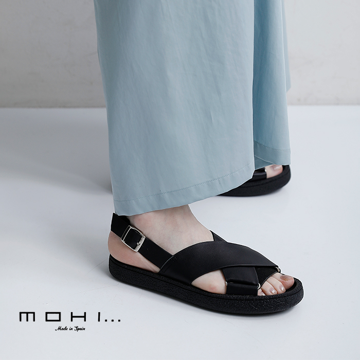 MOHI（モヒ） カウレザー クロス ストラップ サンダル 2-609-2602-se