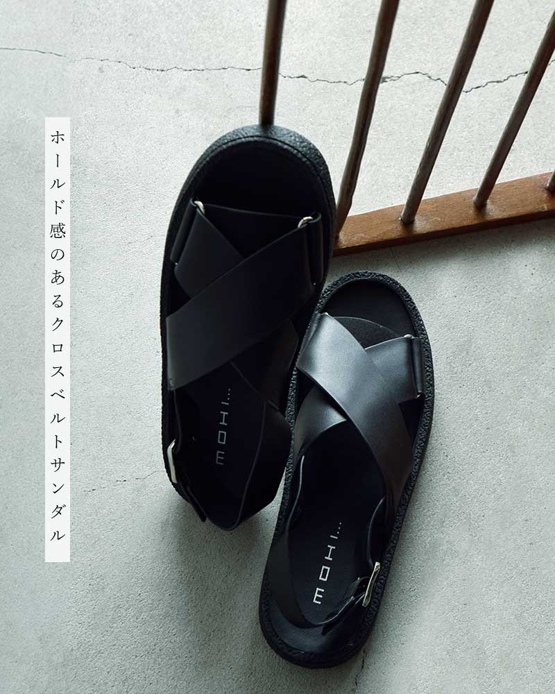 MOHI（モヒ） セール【30%OFF】モヒ カウレザー クロス ストラップ
