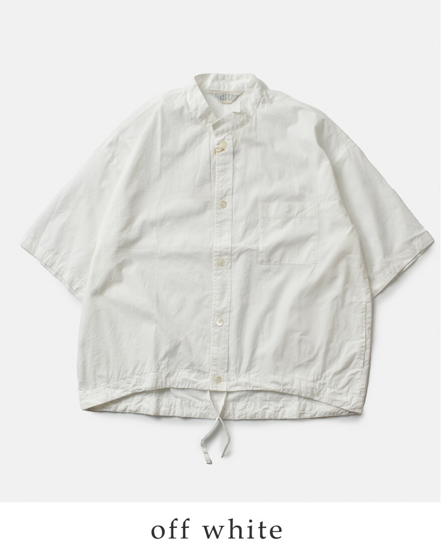 MidiUmi 【30%OFF】ミディウミ コットン シャンブレー ワーク