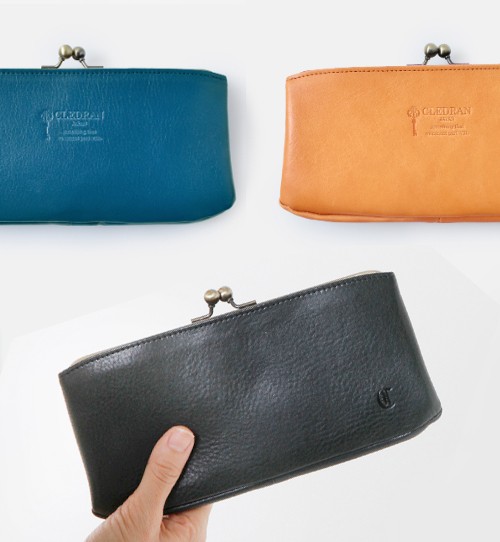 CLEDRAN(クレドラン)<br>カウレザーパースロングウォレット”NOM” purse-long-wallet