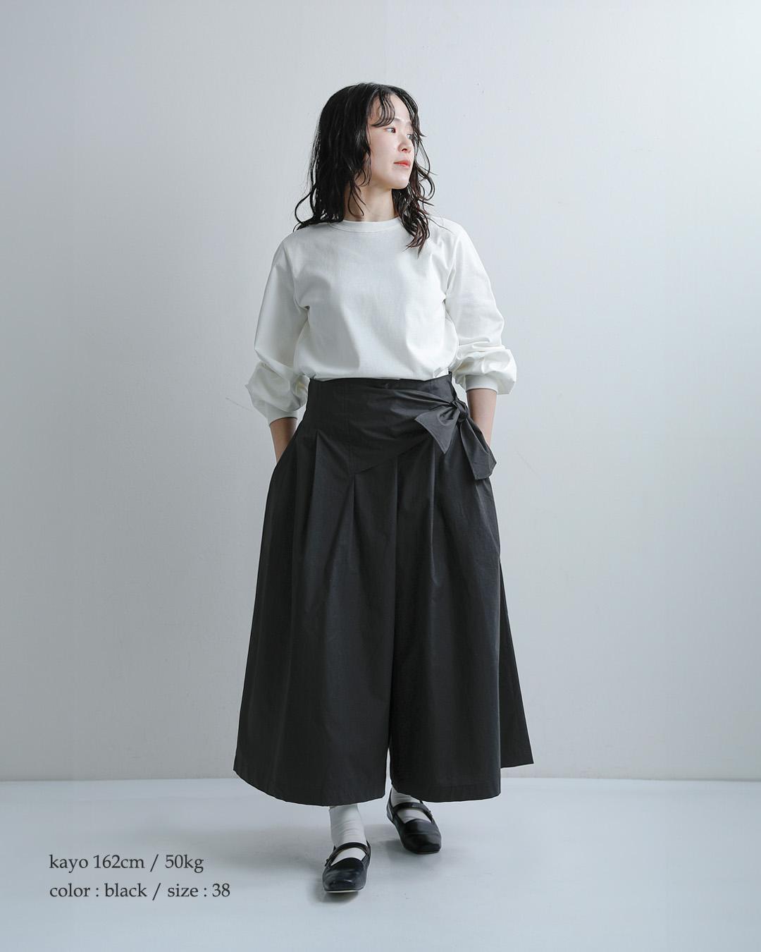 Si-Si-Si（スースースー） コットンタイプライター ラップ キュロット